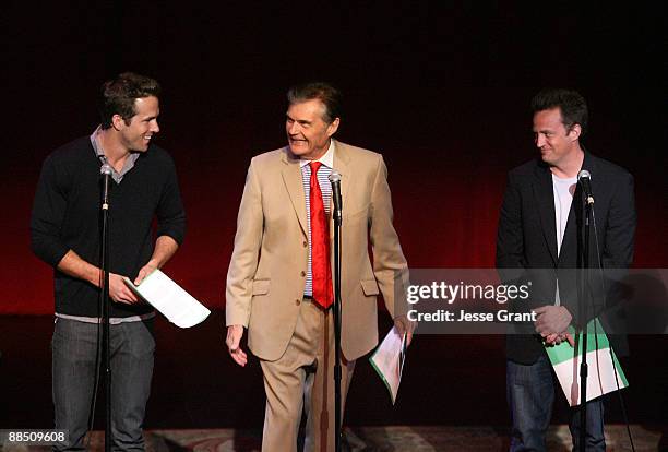 Ryan Reynolds, Fred Willard and Matthew Perry perform at the Celebrity Autobiography: In Their Own Words to benefit Loma Linda University Children�s...