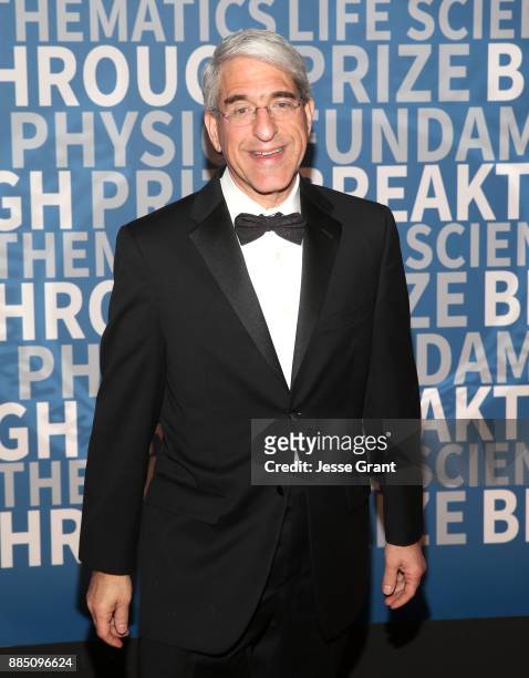 Yale President Peter Salovey attends the 2018 Breakthrough Prize at NASA Ames Research Center on December 3, 2017 in Mountain View, California.