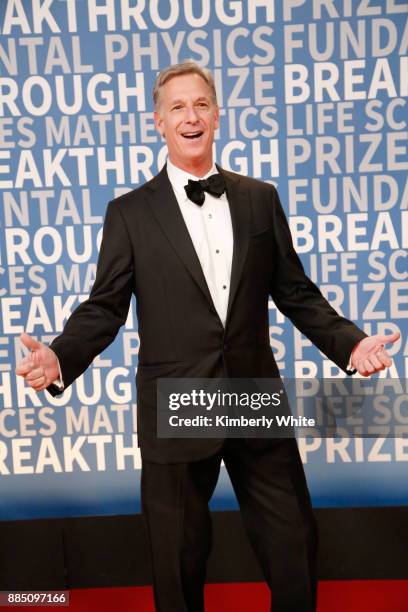 Virgin Galactic CEO George T. Whitesides attends the 2018 Breakthrough Prize at NASA Ames Research Center on December 3, 2017 in Mountain View,...