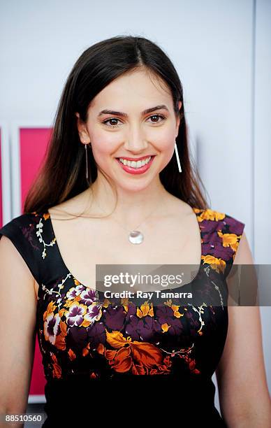 Actress Eden Riegel attends the Columbia Pictures world premiere of "Year One" at AMC Lincoln Square on June 15, 2009 in New York City.