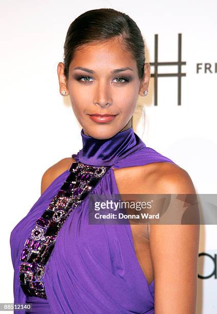 Miss Universe 2008 Dayana Mendoza attends the First Party on the High Line at High Line Park on June 15, 2009 in New York City.