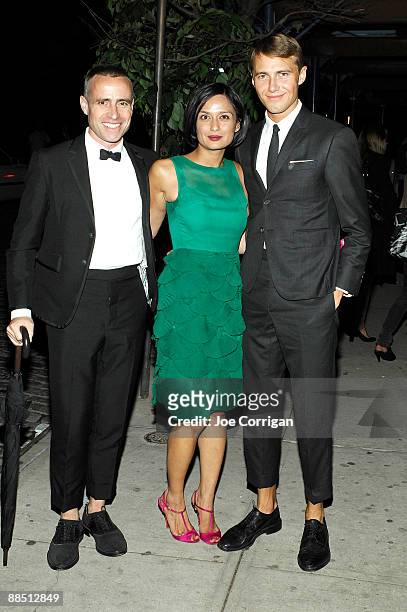 Designer Thom Browne and his guests attend the Opening Ceremony and Black Frame CFDA awards after party at The Jane on June 15, 2009 in New York City.