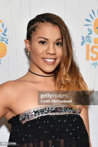 Alysha Deslorieux attends the "Once On This Island" Broadway Opening Night after party at The Copacabana Times Square on December 3, 2017 in New York...