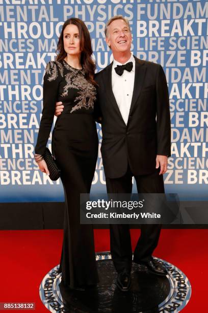 Loretta Whitesides and Virgin Galactic CEO George T. Whitesides attend the 2018 Breakthrough Prize at NASA Ames Research Center on December 3, 2017...