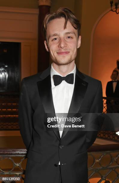 Luke Thallon attends a drinks reception ahead of the London Evening Standard Theatre Awards 2017 at the Theatre Royal, Drury Lane, on December 3,...