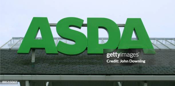 The sign over an Asda supermarket in Southgate, London, circa 2005.