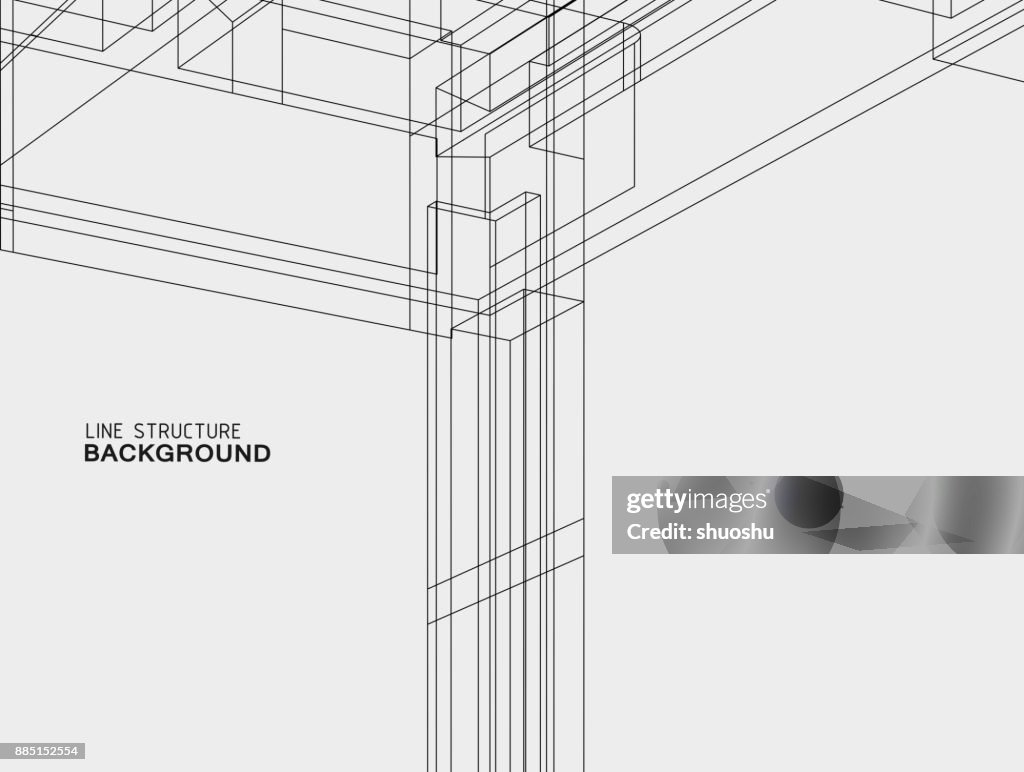 Structural Line Work Line Structure Background High-Res Vector Graphic - Getty Images