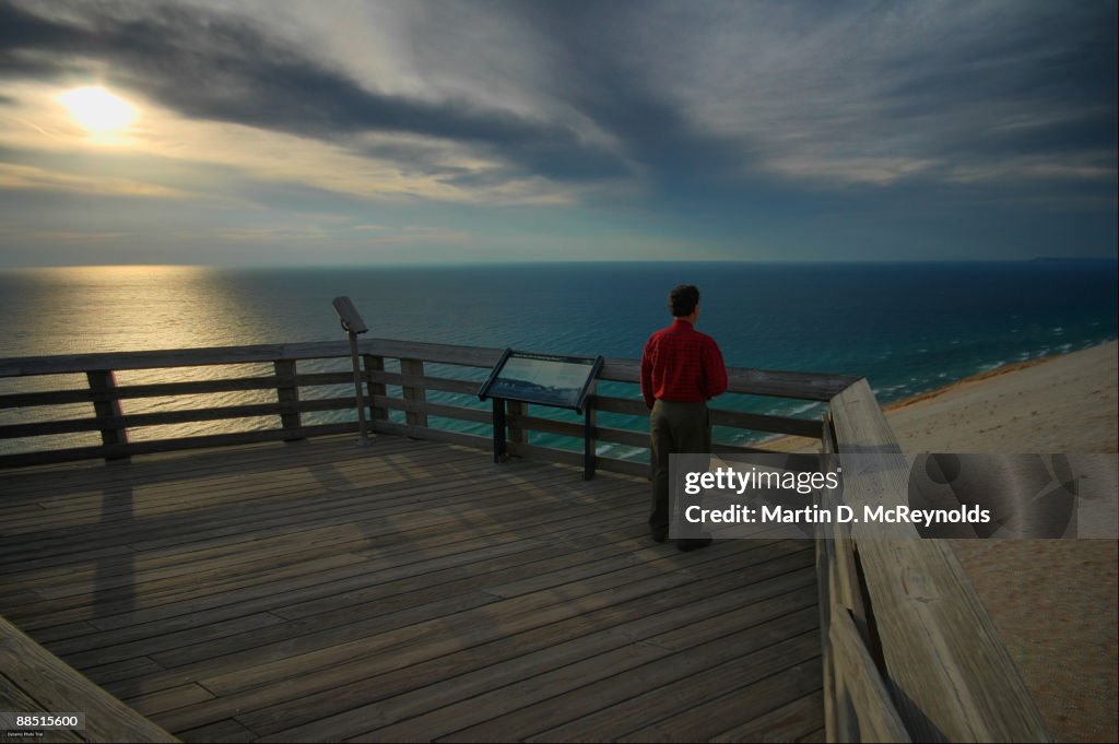 Dad at sleeping bear