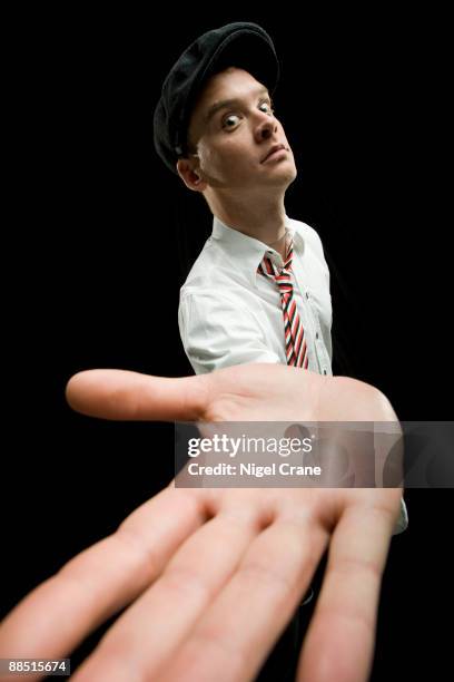 Matt Skiba, singer and guitar player for American punk band Alkaline Trio in the United Kingdom on May 14 2008.