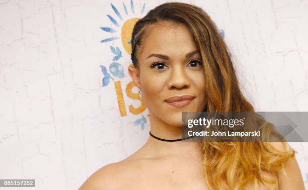 Alysha Deslorieux attends "Once On This Island" Broadway opening night after party at Copacabana on December 3, 2017 in New York City.