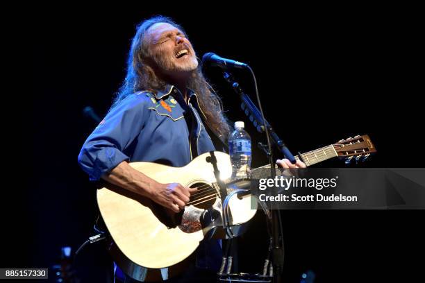 Rock and Roll Hall of Fame member Timothy B. Schmit of The Eagles and Poco performs onstage in support of his solo album "Leap of Faith" at Saban...