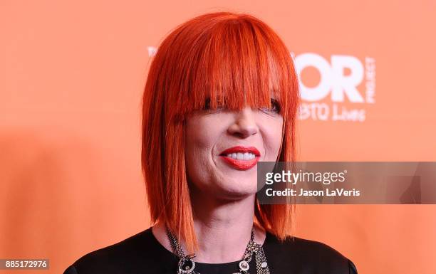 Shirley Manson of the band Garbage attends The Trevor Project's 2017 TrevorLIVE LA at The Beverly Hilton Hotel on December 3, 2017 in Beverly Hills,...