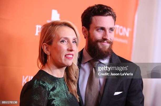 Director Sam Taylor-Johnson and actor Aaron Taylor-Johnson attend The Trevor Project's 2017 TrevorLIVE LA at The Beverly Hilton Hotel on December 3,...