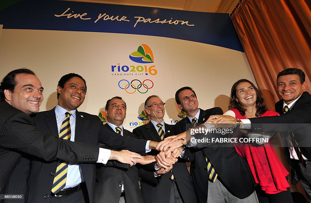 Members of Rio 2016 Bid Committe (L to R