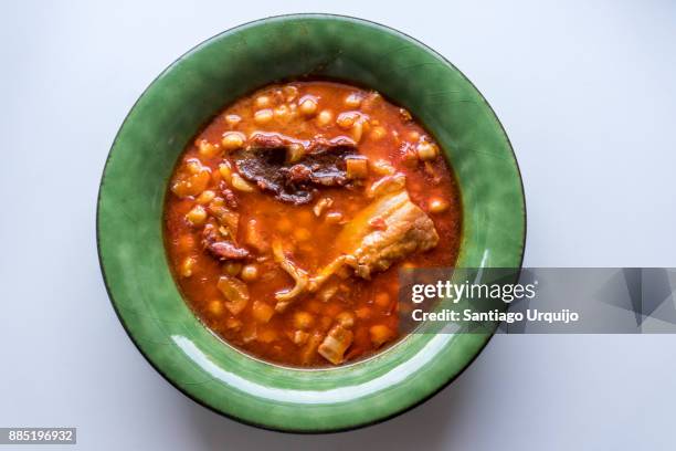 homemade plate of chickpeas stew - stuvning bildbanksfoton och bilder