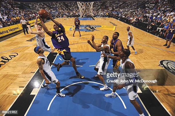 Finals: Los Angeles Lakers Kobe Bryant in action vs Orlando Magic. Game 5. Orlando, FL 6/14/2009 CREDIT: John W. McDonough