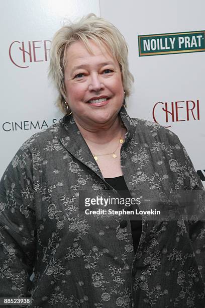 Actress Kathy Bates attends The Cinema Society and Noilly Prat screening of "Cheri" at Directors Guild of America Theater on June 16, 2009 in New...