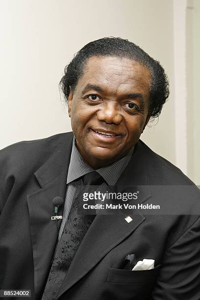 Honoree and musical artist Lamont Dozier poses at the 3rd annual Songwriters Hall of Fame Master Class at the Kaufman Center on June 16, 2009 in New...