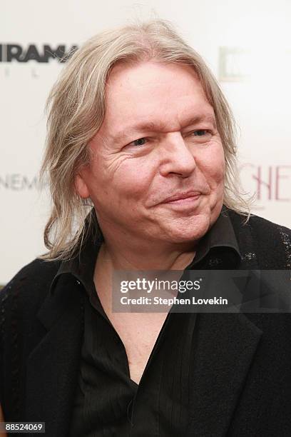 Screen writer Christopher Hampton attends The Cinema Society and Noilly Prat screening of "Cheri" at Directors Guild of America Theater on June 16,...