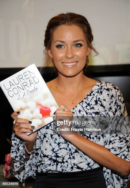 Personality Lauren Conrad attends her "LA Candy" Book Signing at Barnes and Noble, The Grove on June 16, 2009 in Los Angeles, California.