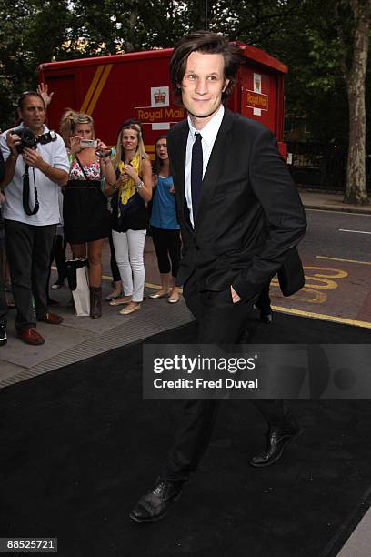 Matt Smith attends the English National Ballet "Ballets Russes" at Sadler's Wells Theatre on June 16, 2009 in London, England.