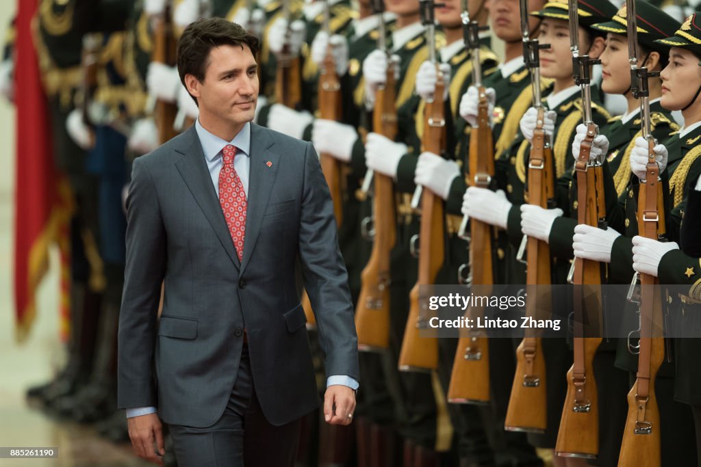 Canadian Prime Minister Justin Trudeau Visits China