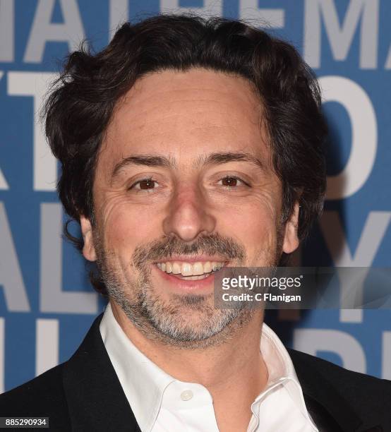 Co-founder of Google and Alphabet president, Sergey Brin attends the 2018 Breakthrough Prize at NASA Ames Research Center on December 3, 2017 in...