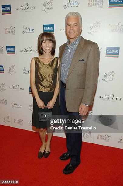 Darlene Ensign and Nevada Senator John Ensign arrive at the 2008 Lili Claire Foundations Benefit Concert at Mandalay Bay Resort & Casino Events...