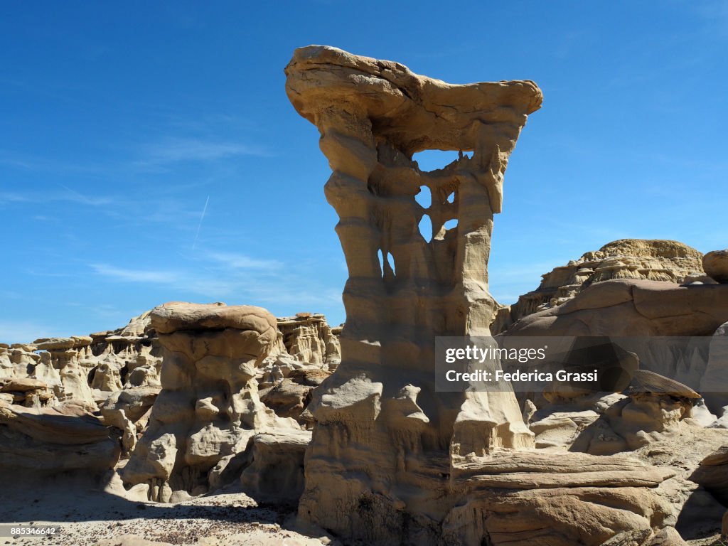 The Alien's Throne at Ah-Shi-Sle-Pah Wilderness Study Area, NM