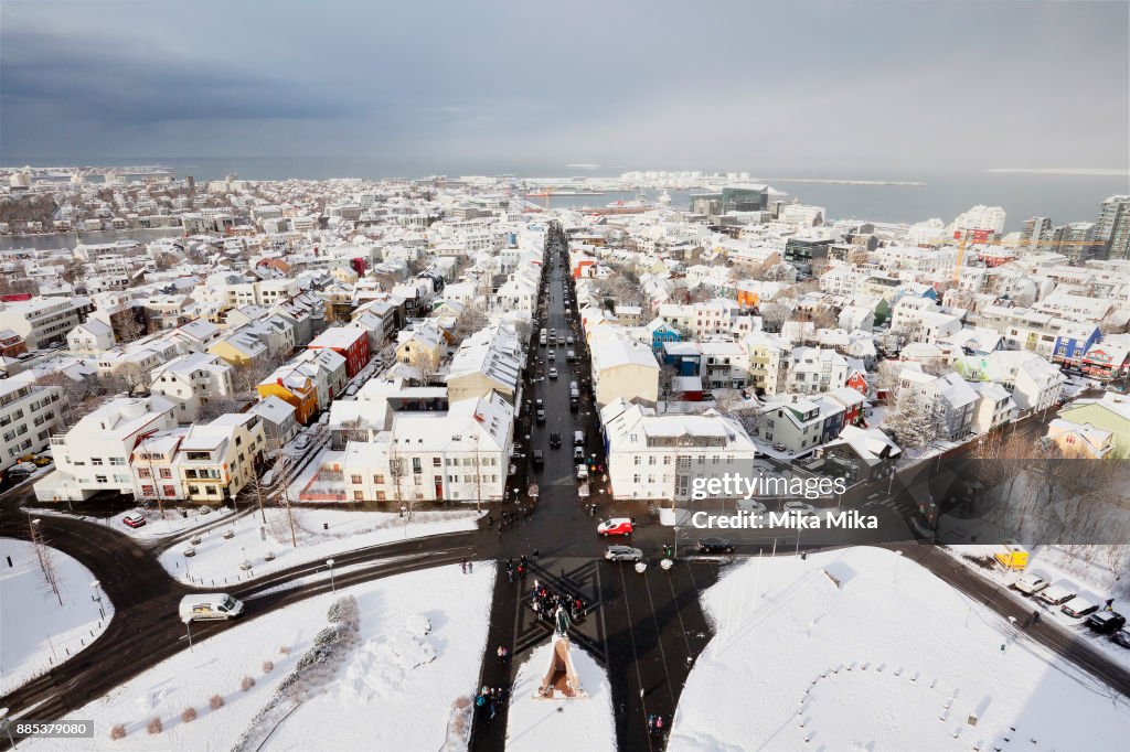 Reykjavik in Winter