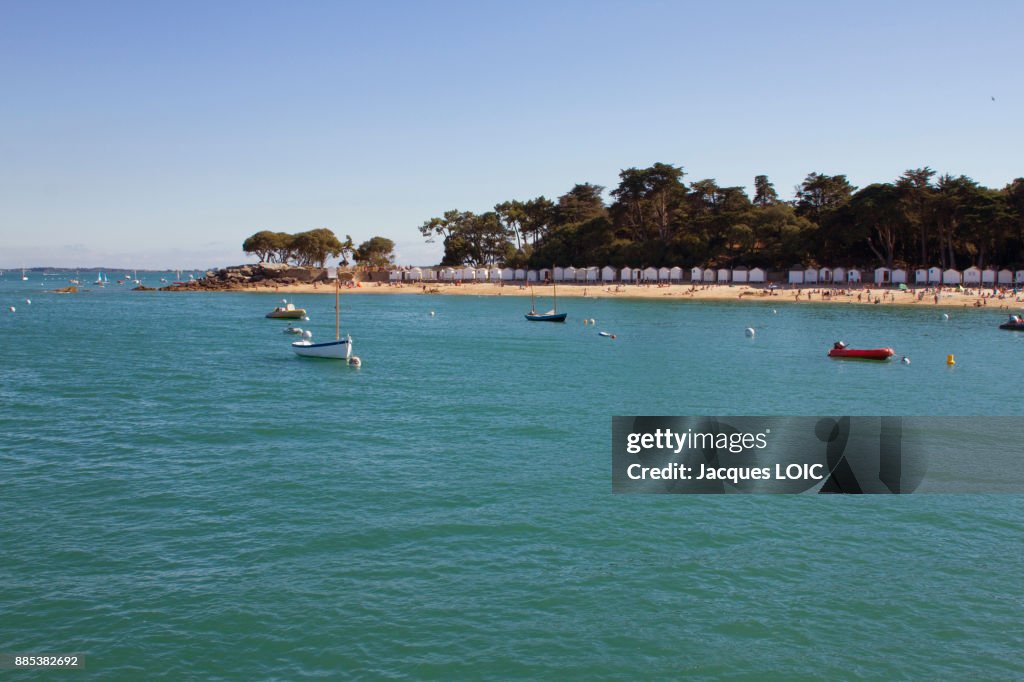 France, ile de Noirmoutier, 85, Plage des Dames.