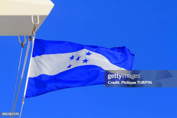 honduras flag - honduras stock pictures, royalty-free photos & images