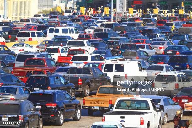 mexico. tijuana. border between usa and mexico. - police road block stock pictures, royalty-free photos & images