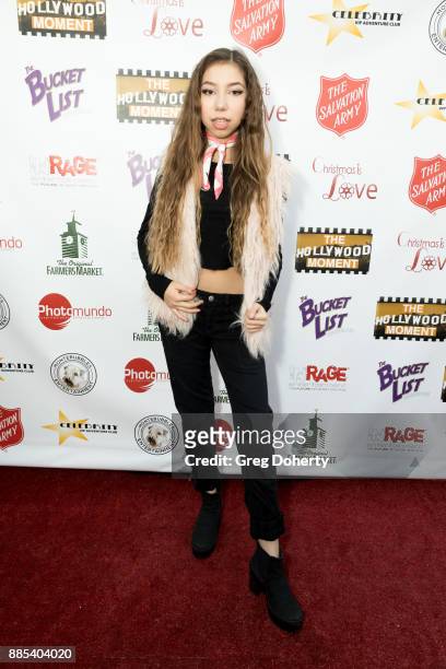Actress Lulu Lambros attends The Salvation Army Celebrity Kettle Kickoff - Red Kettle Hollywood at the Original Farmers Market on November 30, 2017...