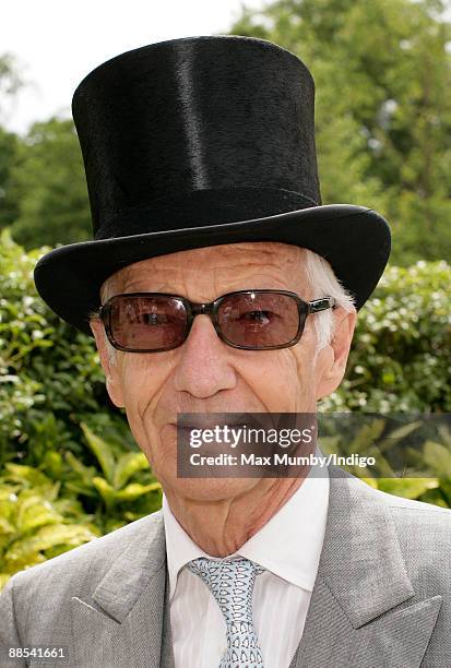 Lester Piggott attends day 2 of Royal Ascot at Ascot Racecourse on June 17, 2009 in Ascot, England.