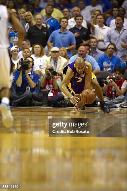 Finals: Los Angeles Lakers Derek Fisher in action vs Orlando Magic. Game 4. Orlando, FL 6/11/2009 CREDIT: Bob Rosato