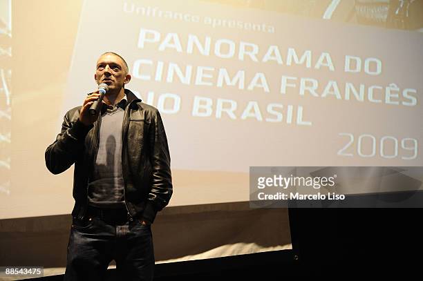 Actor Vincent Cassel attends at the second day of the French Cinema Panorama at Reserva Cultural on June 17, 2009 in Sao Paulo, Brazil.