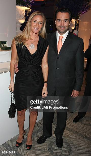 Ana and Antonio Horta-Osorio attends the F1 Party In Aid Of Great Ormond Street at Victoria & Albert Museum on June 17, 2009 in London, England.