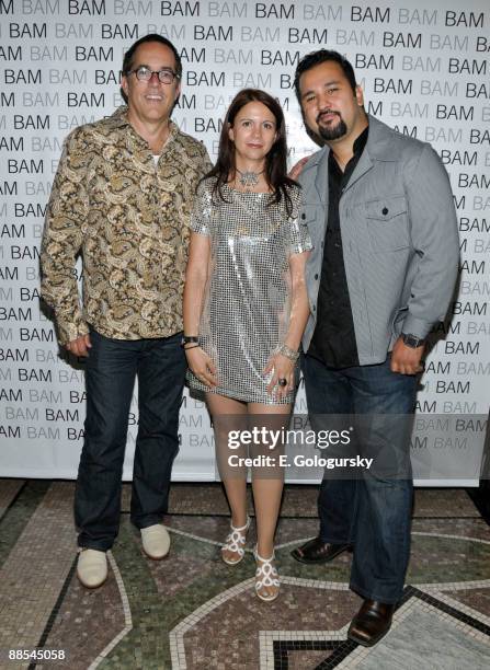 John Cooper, Florence Almozini and Cruz Angeles attend the opening night of BAMcinemaFEST at the Howard Gilman Opera House on June 17, 2009 in New...