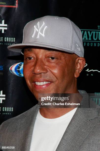 Entrepreneur Russell Simmons attends the 6th Annual Wayuu Taya Foundation Gala at Stephen Weiss Studio June 17, 2009 in New York City.