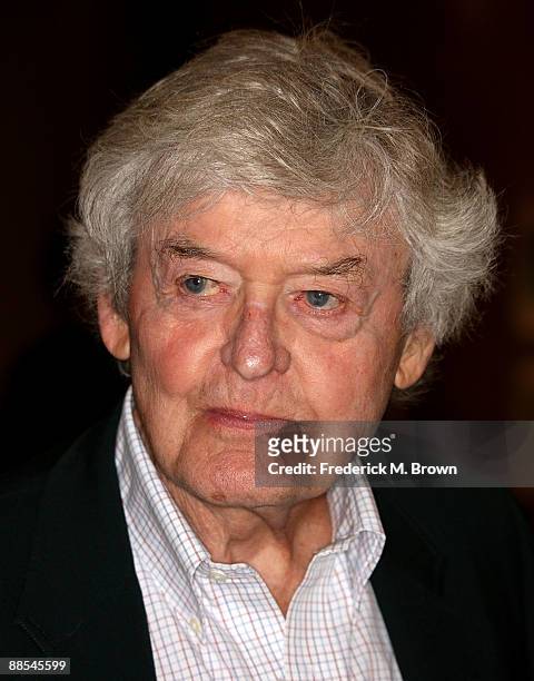 Actor Hal Holbrook attends the tribute to makeup special effects artist Dick Smith at the Academy of Motion Picture Arts and Sciences' Samuel Goldwyn...