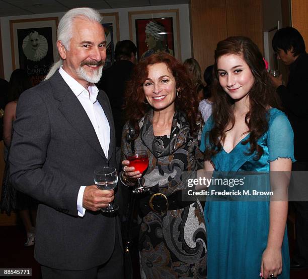 Makeup special effects artist Rick Baker and his family attend the tribute to makeup special effects artist Dick Smith at the Academy of Motion...