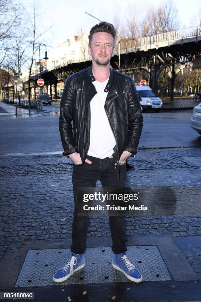 German singer Ben Zucker attends the Semmel Concerts Press Lunch on December 4, 2017 in Berlin, Germany.