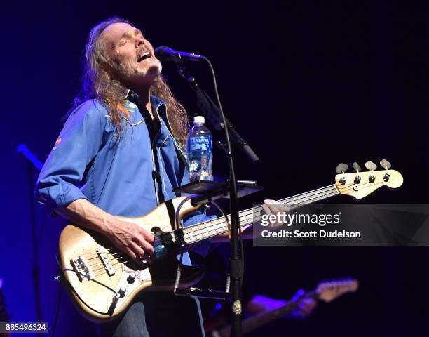 Rock and Roll Hall of Fame member Timothy B. Schmit of The Eagles performs onstage in support of his solo album "Leap of Faith" at Saban Theatre on...