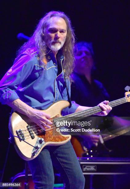 Rock and Roll Hall of Fame member Timothy B. Schmit of The Eagles performs onstage in support of his solo album "Leap of Faith" at Saban Theatre on...