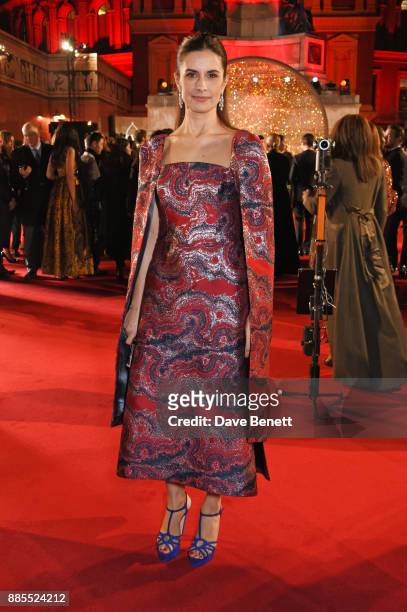 Livia Firth attends The Fashion Awards 2017 in partnership with Swarovski at Royal Albert Hall on December 4, 2017 in London, England.