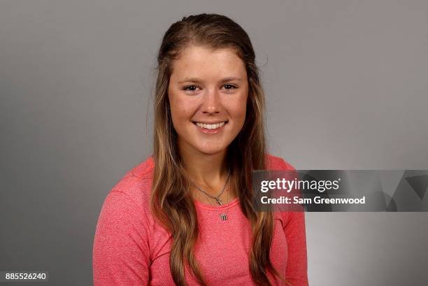 Maddie McCrary of the United States poses for a portrait during LPGA Rookie Orientation at LPGA Headquarters on December 4, 2017 in Daytona Beach,...