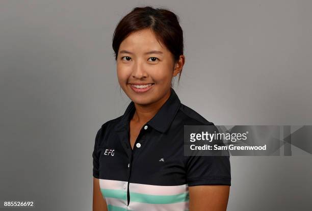 Tiffany Chan of China poses for a portrait during LPGA Rookie Orientation at LPGA Headquarters on December 4, 2017 in Daytona Beach, Florida.