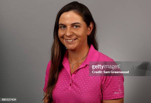 Katelyn Sepmoree of the United States poses for a portrait during LPGA Rookie Orientation at LPGA Headquarters on December 4, 2017 in Daytona Beach,...