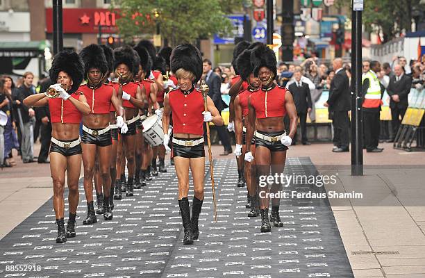 Sacha Baron Cohen attends the UK premiere of 'Bruno' at Empire Leicester Square on June 17, 2009 in London, England.